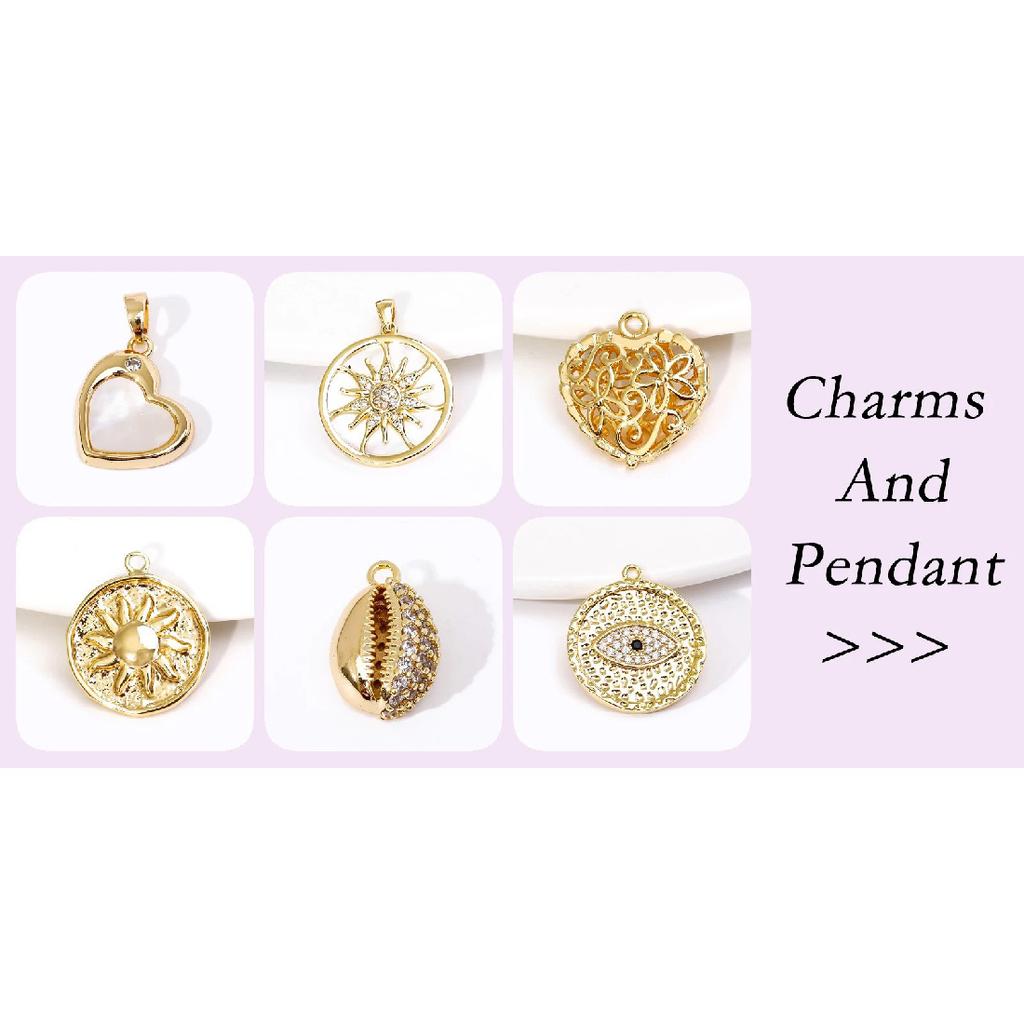 18K Gold Plated Brass Square Connector Clasps Pearl Clasps Fastener For Bracelet Necklace Making Accessories Jewelry Materials