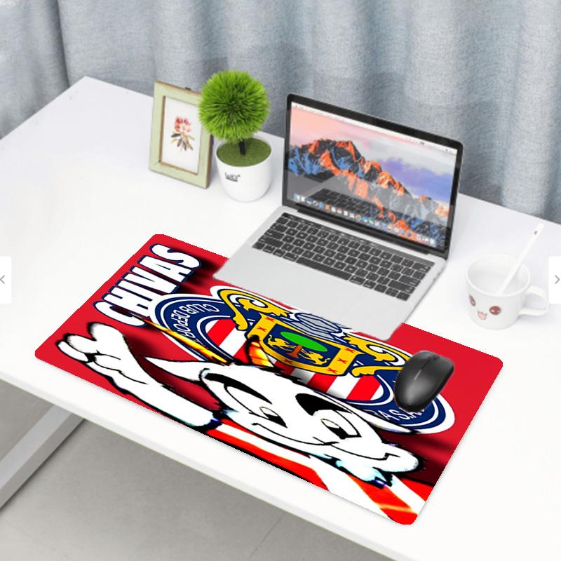 Club Deportivo Guadalajara Print Mouse Pad, Anti‑Slip Desktop Keyboard Mat, for PC Laptop Gaming Working Daily Use, Cool Festival Surprise Gift