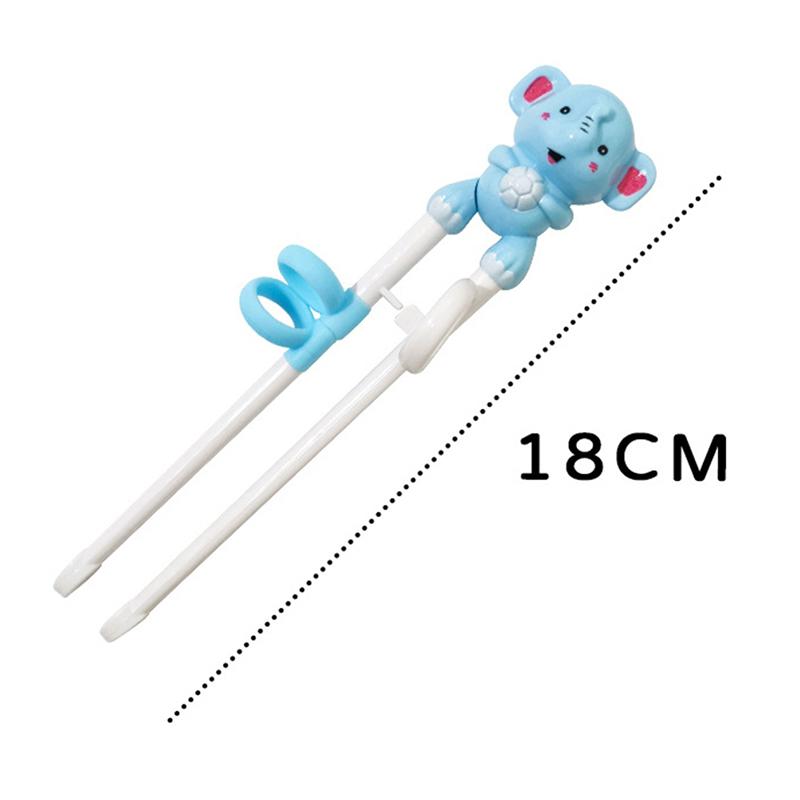 Bebek Öğrenme Yemek Çubukları Karikatür Hayvan Acemi Yemek Çubuğu Sofra Yemek Çubukları