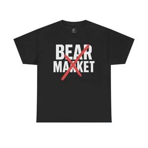 Bear Market Tee | Stock Market Slogan Shirt    Invest Finance Graphic XL