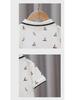 Ha Weijia Single-Color Sailboat T-Shirt – Boys' Short Sleeve
