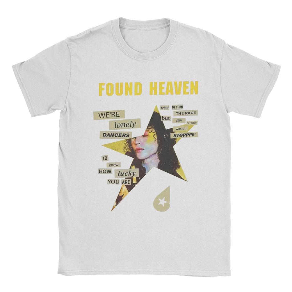 Found Heaven Conan Gray T-Shirts for Men Funny Cotton Tees Crew Neck Short Sleeve T Shirts 4XL 5XL 6XL Tops