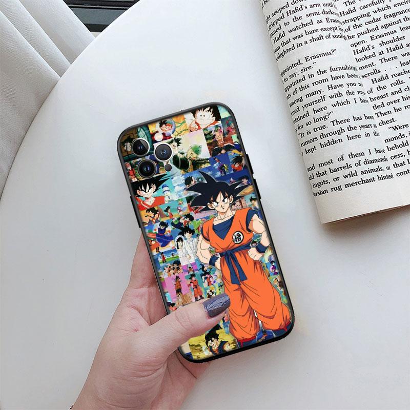 Anime Dragon Ball Goku Phone Case for Samsung Galaxy Note 10 20 S23 S22 Ultra FE Plus M06 M15 M16 M35 M55
