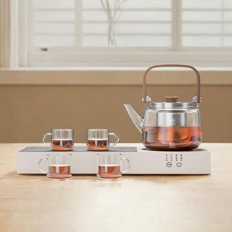 DESLON 650ml High Borosilicate Glass Multifunctional Tea Kettle