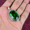 Chrome Diopside Handmade Gemstone Pendant, 925 Solid Sterling Silver Pendant, Unique Design Jewelry Pendant