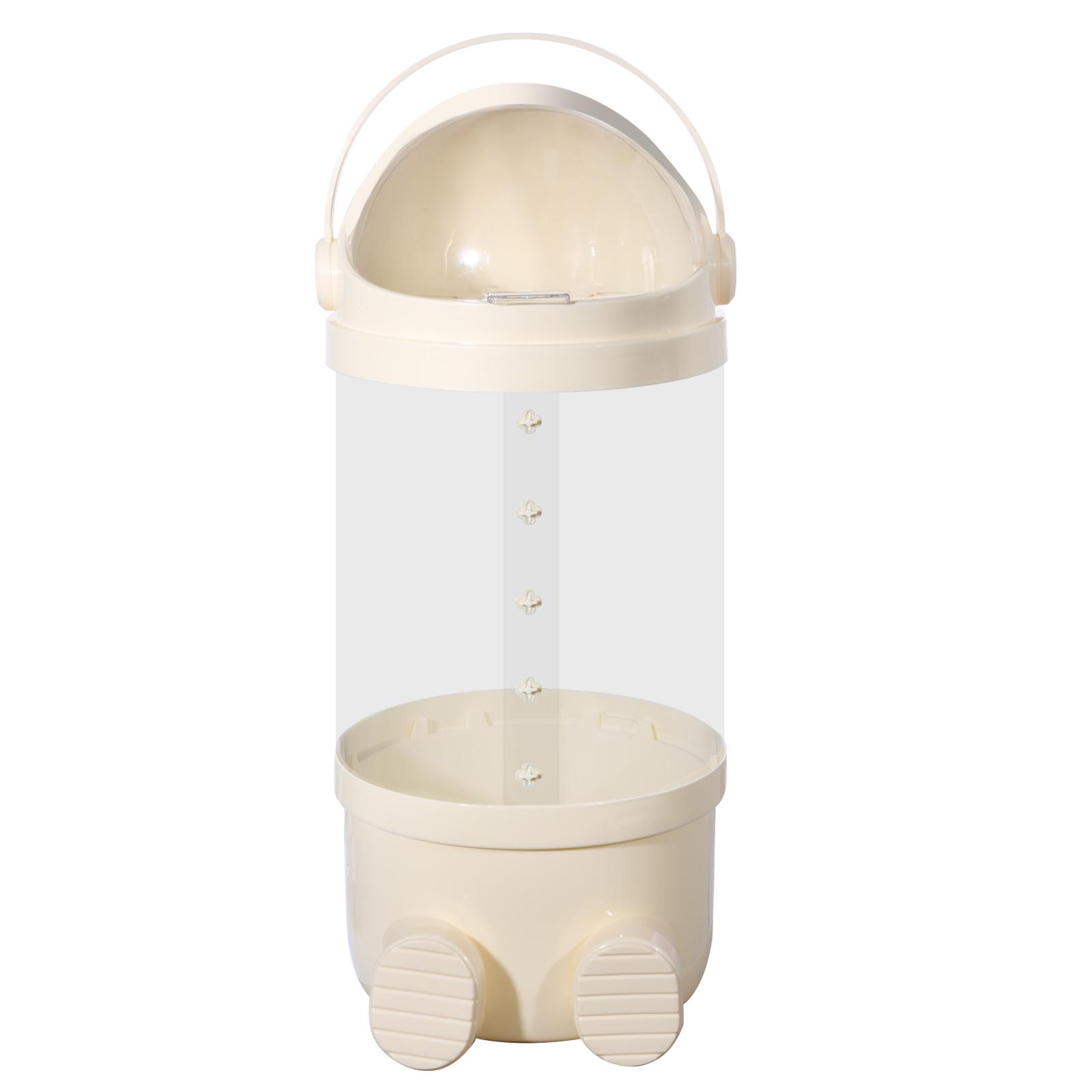 Большая вместительная корзина для хранения кукол, многофункциональная бочка для хранения кукол, легко перемещаемая пластиковая корзина для детской игровой комнаты 65 белый