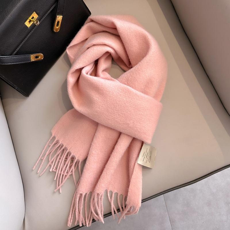 Autumn and winter warm new cashmere scarf couple tassel shawl fashion casual scarf premium