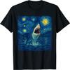 Van Gogh’s Starry Night Great White Shark T-Shirt