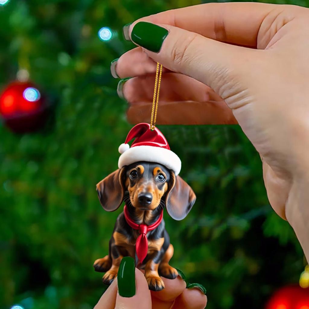 Stuff For Lovers Cartoon Cute Dog Car Hanging Home Tree Pendant Christmas Tree Pendant Home Christmas Baskets With Lights