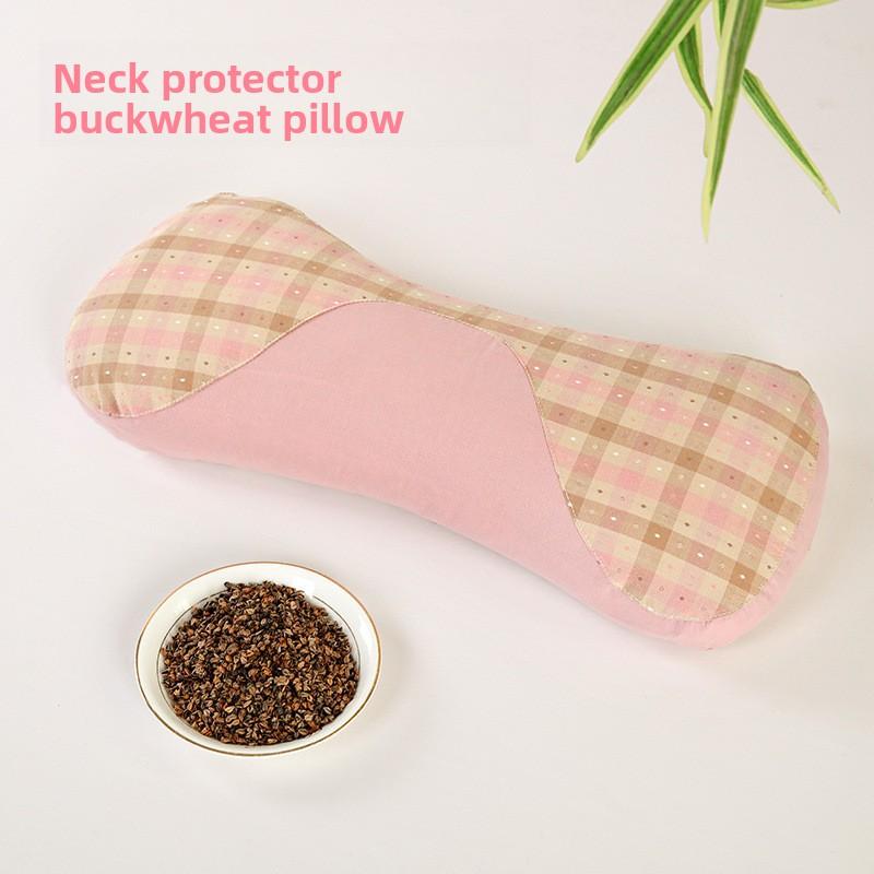 2025 new buckwheat flower and grass cervical spine pillow cervical spine protection buckwheat pillow single sleep bone pillow
