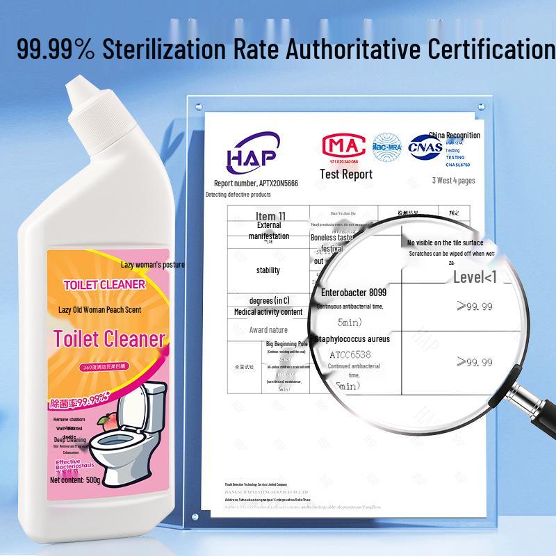 Antibakteriální čistič toalet a odstraňovač vodního kamene z koupelny