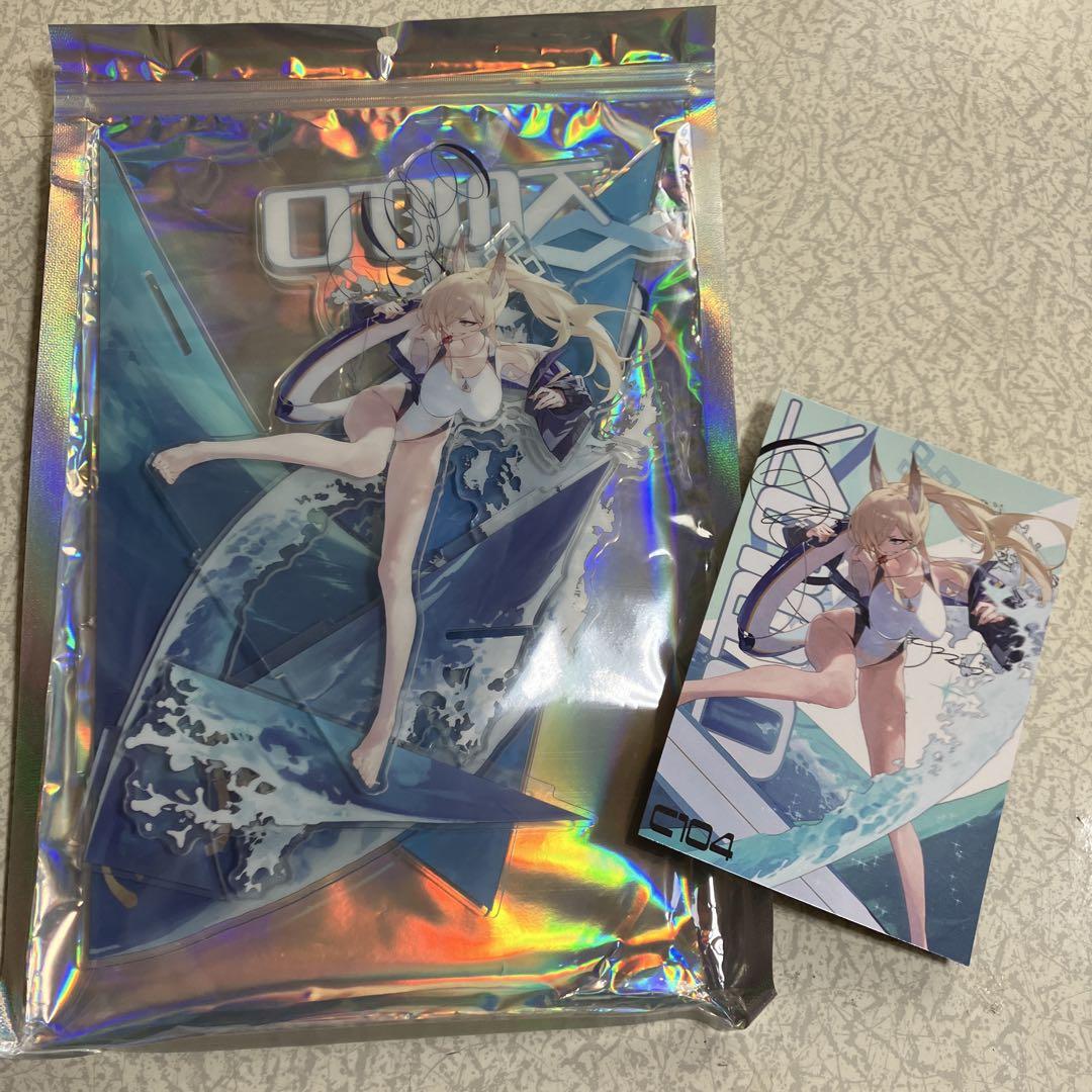 

[USED] Blue Archive MoDare Acrylic Stand Kanna C104 Comiket Doujinshi Moji