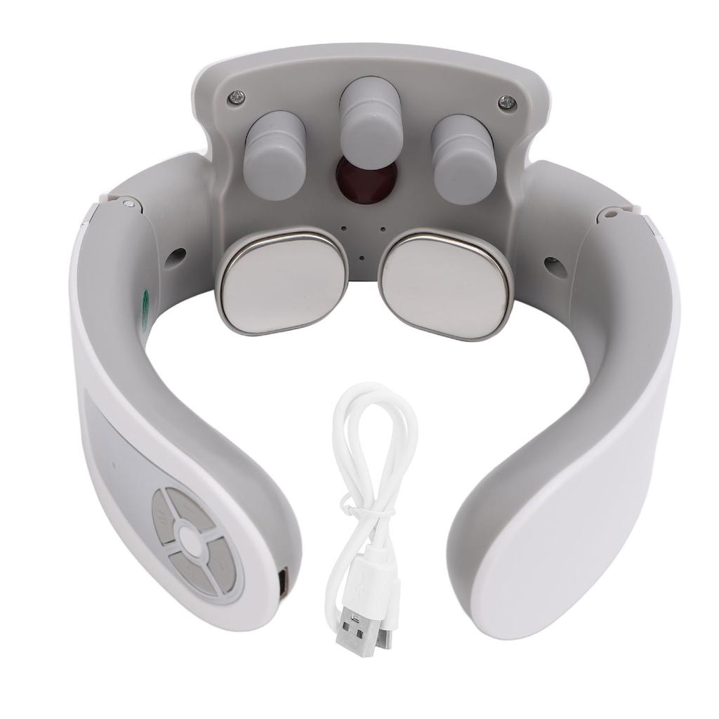 Electric TENS Pulse Neck Massager 15 Strengths Targeted Massage Hot Compress Cervical Neck Massager