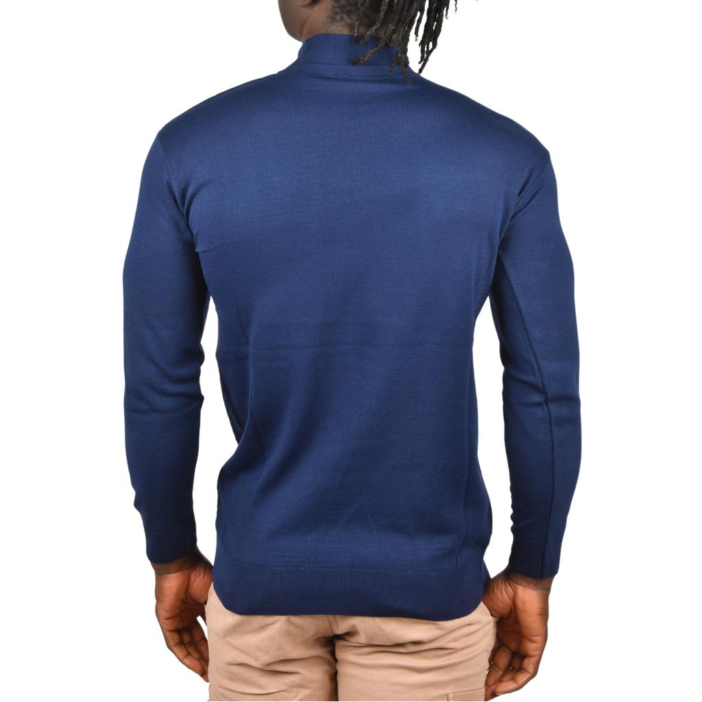 DeepSEA Rollkragenpullover mit halbem Rollkragen und Zickzackmuster, schmaler Schnitt, Rollkragenpullover 2505496