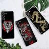 Dragon Animal Clear Case For Samsung Galaxy S22 S20 FE S21 S10 S9 Plus Note 20 Ultra 10 Lite Soft TPU Phone Shell