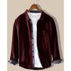 Pinkmint Men Cotton Soild Spread Collar Long Sleeve Shirt Formal Wear