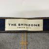 THE SHINZONE Indigo Center Press Cotton Denim Pants 18AMSPA08 Bottoms 36 blueUsed