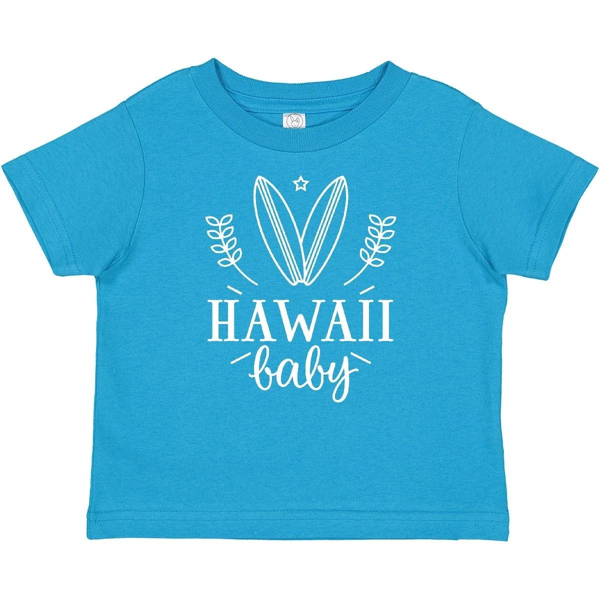 Inktastic Hawaii Baby Surfing Baby T-Shirt Hawaiian Travel Vacation Trip Apparel 140