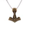 Odin Hammer Wikinger Rune Edelstahl Anhänger Beliebte Herren Titanstahl Halskette