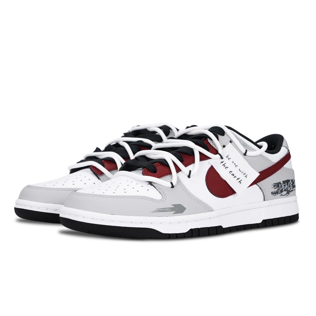Nike Dunk Low Top Skateboard Shoes Unisex Light Gray DD1391-100(Team883-)