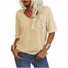 2026 Summer New Women's Short-Sleeve V-Neck T-Shirt Top