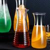 Beverages Dispenser Transparent Carafe Red Decanter Small Acrylic Party for Serving