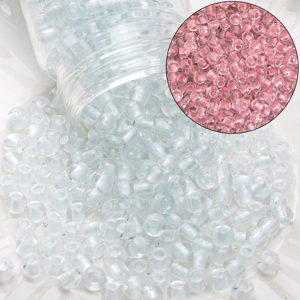 100Pcs Glass Seed Bead 4mm Light Variable Series For DIY Bracelets Necklaces Jewelry Making