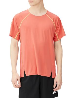 Adidas KLX71 Scharlachrot Kurzarm Laufen Größe XL Herren Gebraucht (IU0691) T-Shirt,