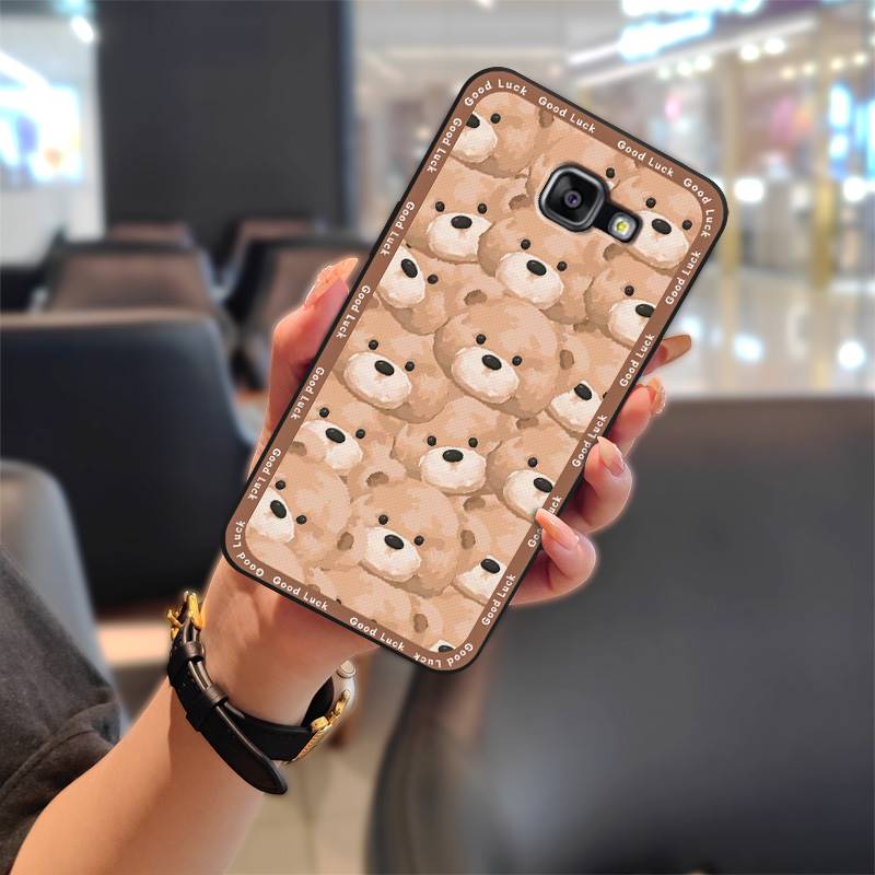 Silicone Full wrap Phone Case For Samsung Galaxy A710/A7 2016/SM-A710F Cover Shockproof Dirt-resistant Waterproof Cute