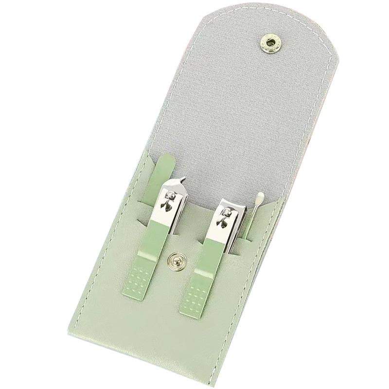 

18-Piece Dark Green Slant Mouth Nail Clipper Manicure Set