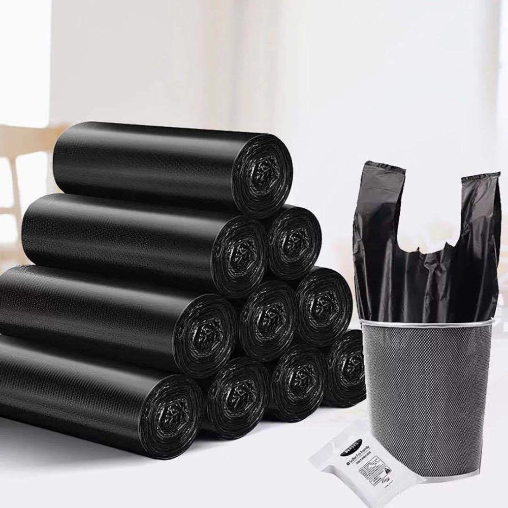 

100 шт. утолщенный жилетный мешок для мусора удобный мешок для мусора мешок для мусора одноразовые мусорные мешки мусорное ведро