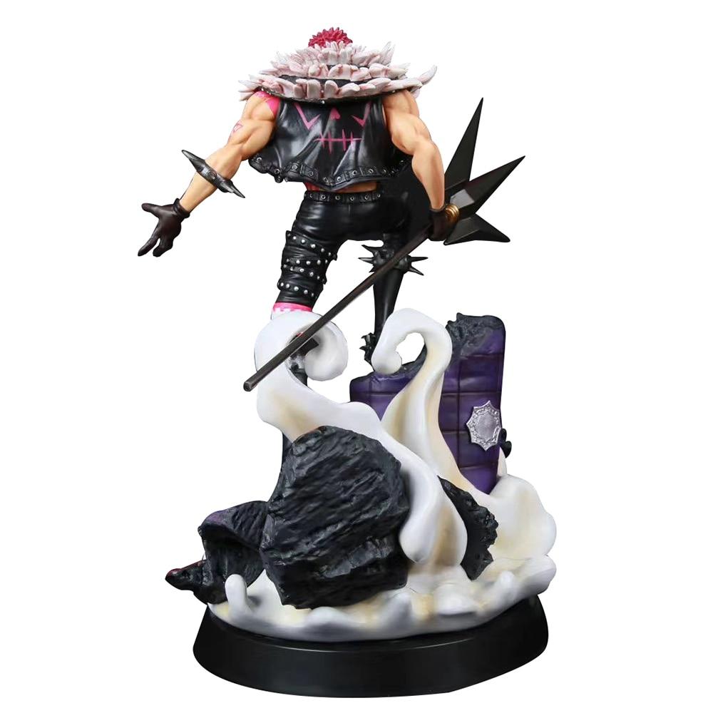 One Piece Anime Model Gk Three Sweet Commanders Charlotte Katakuri Action Figure Statue Collection Toy Desktop Decoration Figma