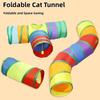 Hot Cat Tunnel Pet Tube Collapsible Play Toy Indoor Outdoor Kitty Puppy Toys for Puzzle Exercising Hiding Training Pet Toys