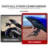 YZF R6 License Plate Holder LED Light For YAMAHA YZF-R6 2015-2025 YZFR6 Motorcycle Tail Frame Bracket Rear Fender Eliminator