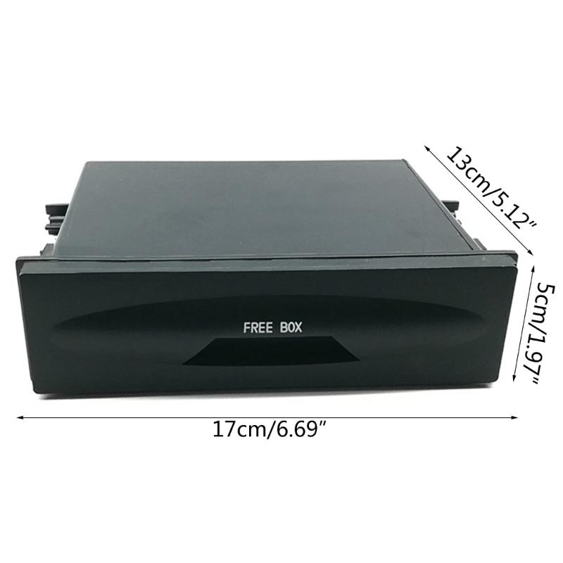 Pocket Dash Kit Black for Single DIN Installations,Universal Car Single 1 Din Dash Radio Installation Pocket Kit