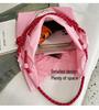 2025 Exquisite Embroidery Eco-Friendly Nylon Canvas Crossbody Shoulder Bag for Women