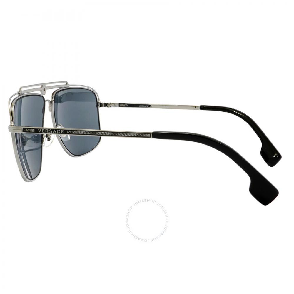 VerSace Light Grey Mirror Black Pilot Men S SunglaSSeS Ve2242 10016g 61