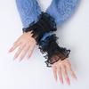 Sweet Ruffle Fake Sleeves For Travel/Cosplay Lace Detachable Flared Cuffs Sweater Decorative Wrist Warmers Wristband Ornament