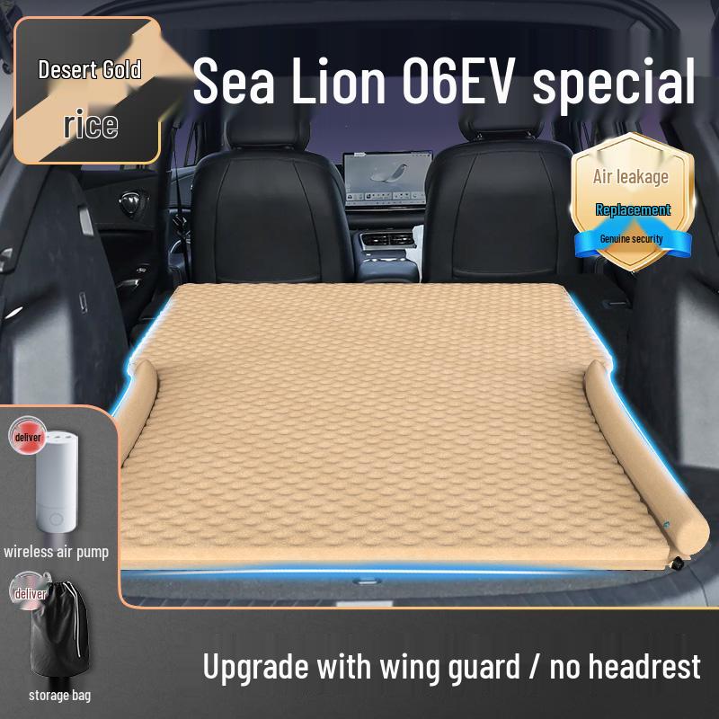 BYD Sea Lion 06 EV Inflatable Car Bed Mattress: Trunk & Rear Seat Sleeping Pad