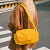 Women's Casual Nylon Crossbody Bag Lightweight Large Capacity Shoulder Bag Messenger Bag for Daily Work School Travel Solid Color Simple Style