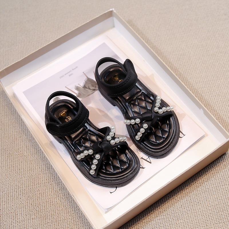 Foreign style fashion princess sandals 2025 summer new versatile casual shoes children soft-soled foreign style beach shoes