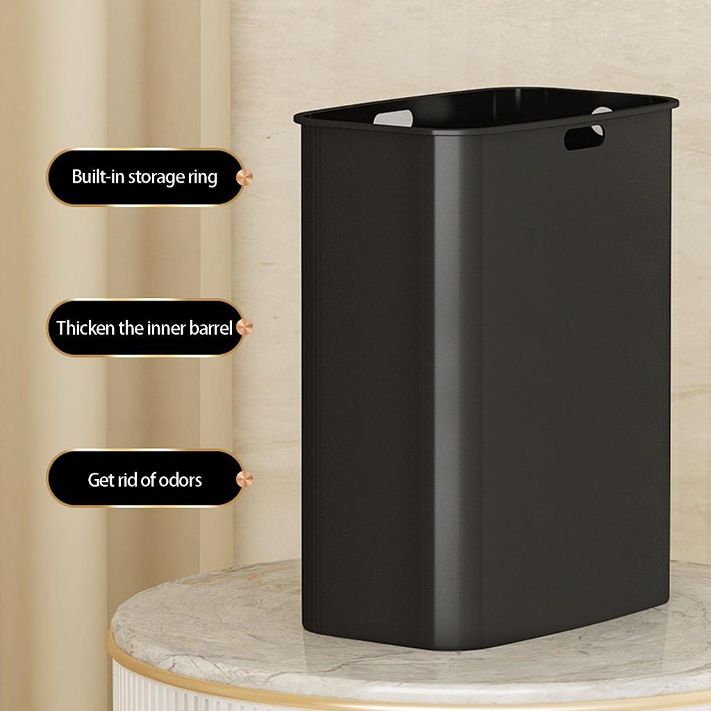 304 Stainless Steel Waste Bin with Slow Close Technology Foot Pedal and 90 Degree Lid Stay for Easy Cleaning