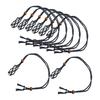 Adjustable Necklace Cord Empty Stone Holder for Pendant DIY Craft Black