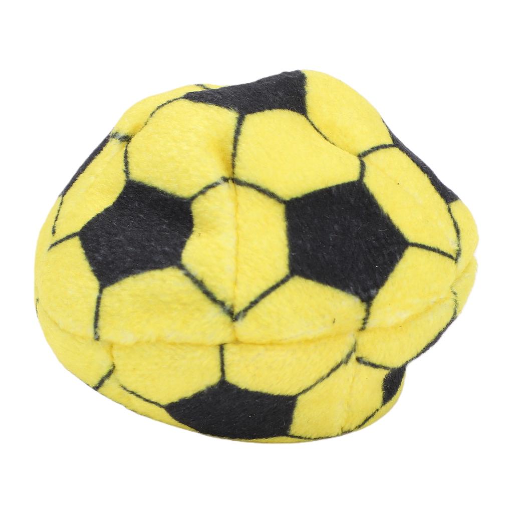 Soccer Hackys Sack Soft Plush Comfortable Grip Soccer Footbag Wear Resistance for Kids Adults Yellow Black