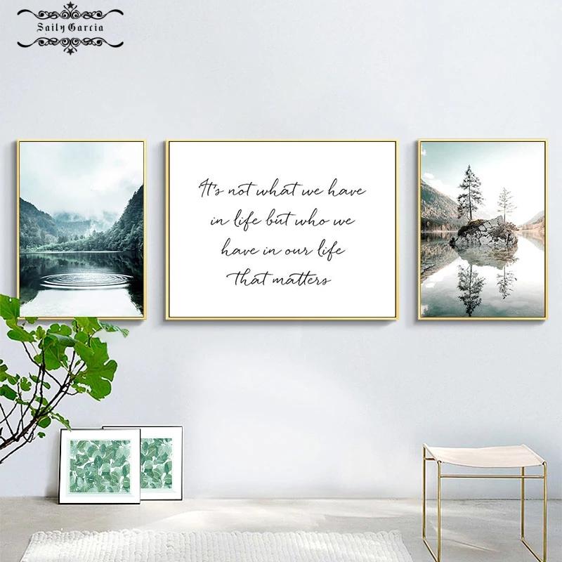 Aurora Lake Reflection Sheep Yak Animals Nature Scenery Canvas Painting Scandinavian Art Print Poster Wall Picture Home Decor