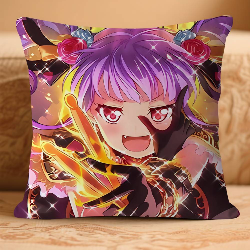 B-BanGS Anime D-DreamS 45*45cm Kissenbezug Dekokissenbezug Heimkissenbezug für Sofakissen