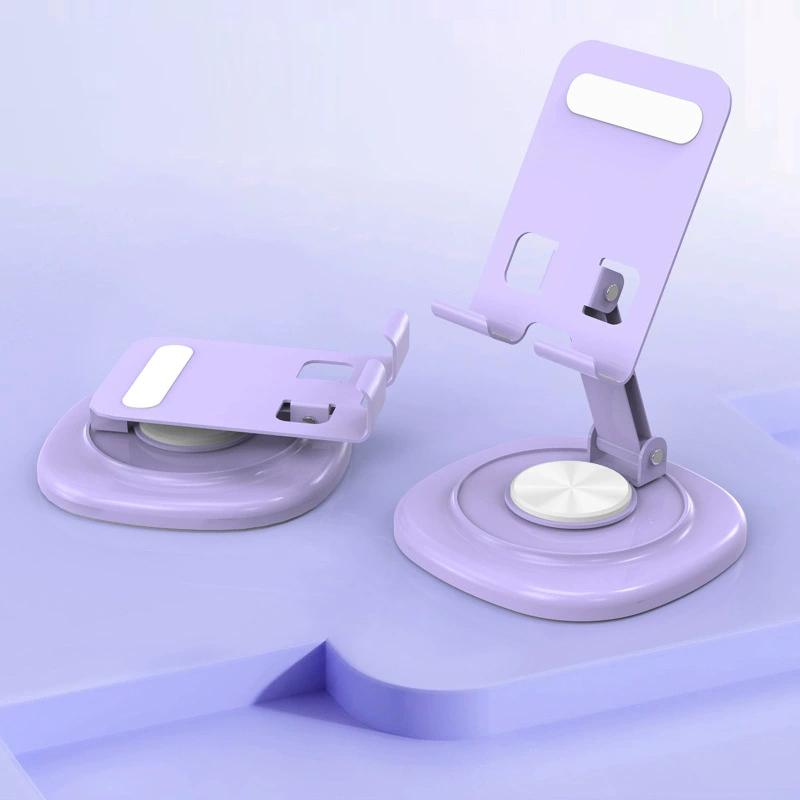 Foldable Mobile Phone Stand 360 Rotation Desktop Holder Portable Bracket