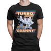 Funny Dandadan Cat Turbo Granny T Shirt For Men Women Round Neck Short Sleeve Top Tee  100%Cotton Summer Top Tee