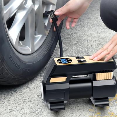 Auto-Luftpumpe Starke Leistung 30s Schnelles Aufpumpen Plastikzeiger/Digitale Druckaufpumpe