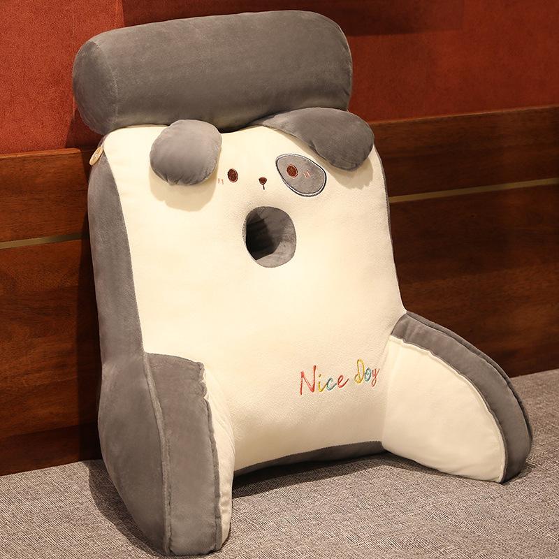 Honeybee Rabbit Cartoon Shape Seat Cushion Multi Functional Reading Pillow Sofa Chair Decorator Plush Waist Cushion Headrest